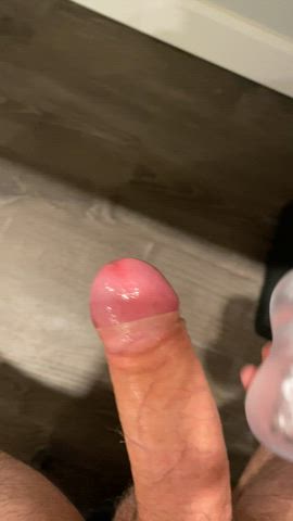 Leaking out before pushing myself off the cliff. : video clip