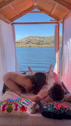 Wait, who’s driving the boat if I’m giving the blowjob? : video clip