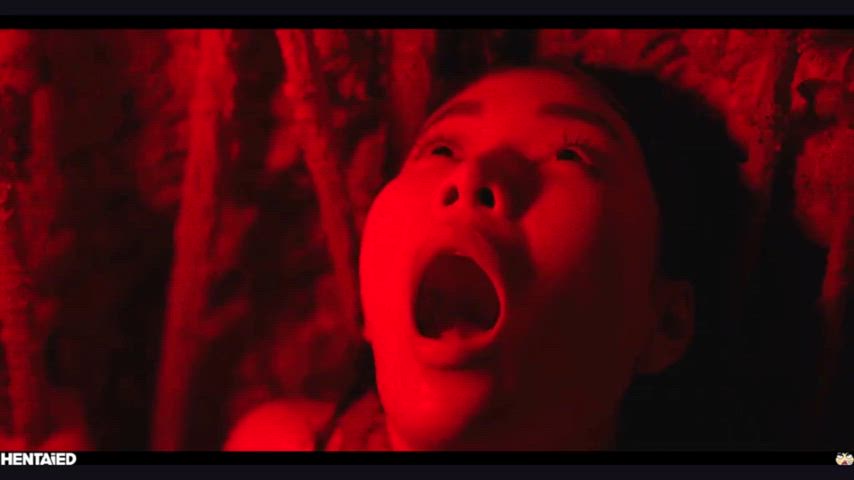 Asian Hottie Got Mouth Stuffed By Alien Tentacle : video clip