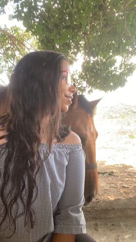 flashing on my uncles farm is so exciting : video clip
