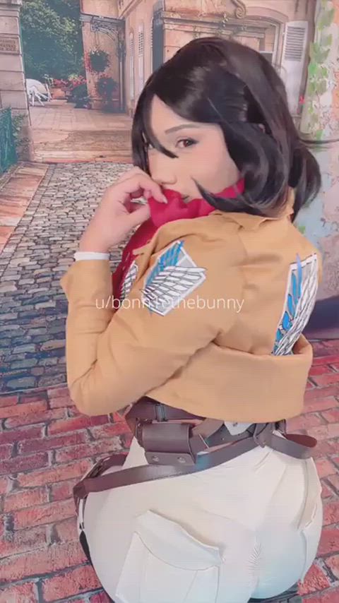 Gooning my brains out to her fat juicy ass : video clip