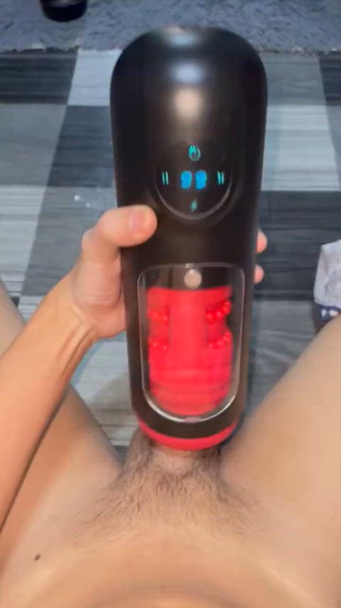 Play with my toy in front of mirror : video clip