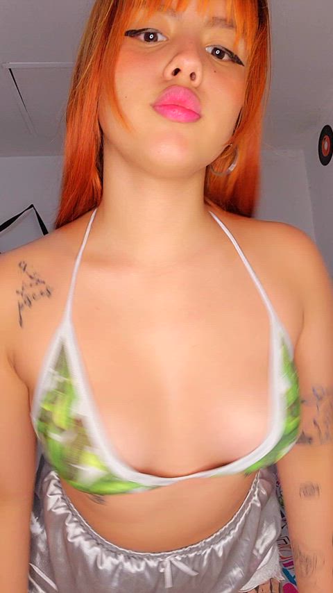 Is it okay for you to cum on my latina tits? : video clip