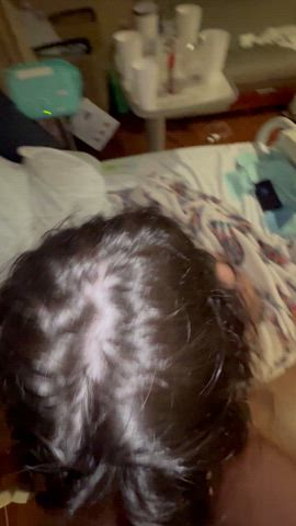 A pro at work from her hospital bed : video clip