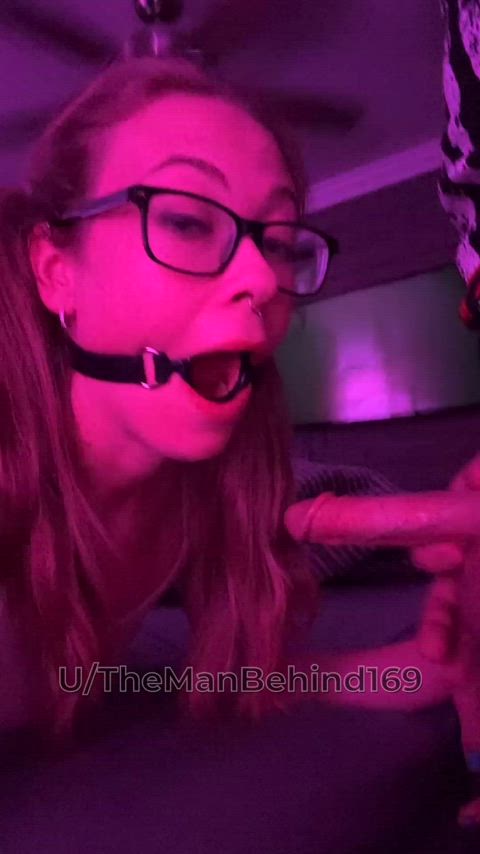 When you get the gag ring out😈🔥 : video clip