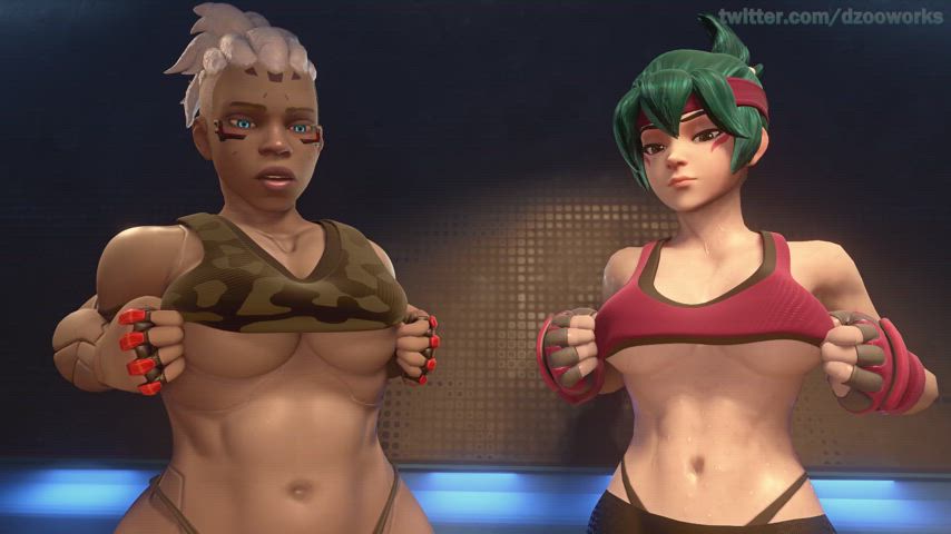 Sojourn and Kiriko - "Booba Drop" (dzooworks) [Overwatch] : video clip
