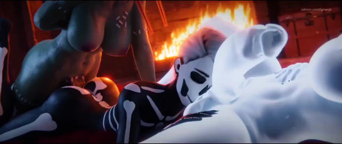 Brigitte, D.Va, and Pharah - "Spooky Threesome" (The Fastest GMan) [Overwatch] : video clip