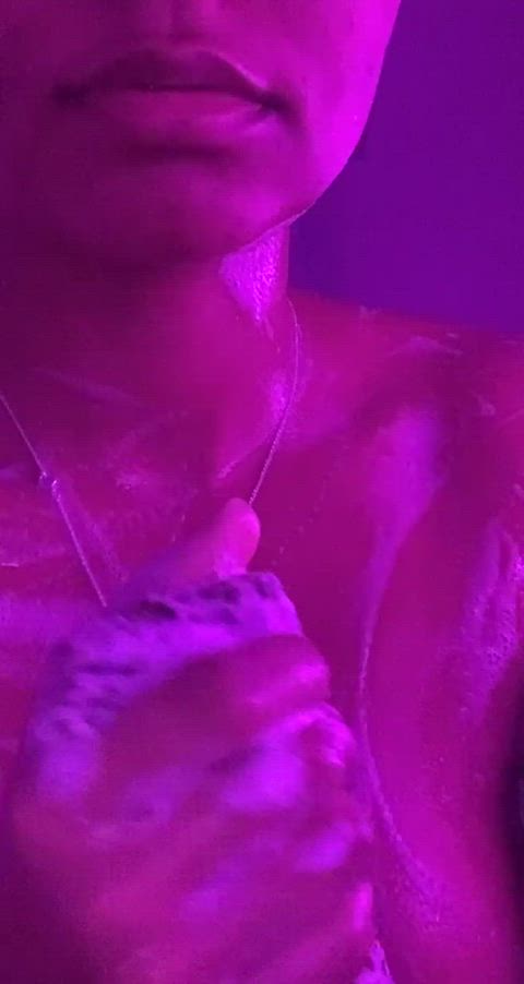 Your cum on my tits be like :) : video clip