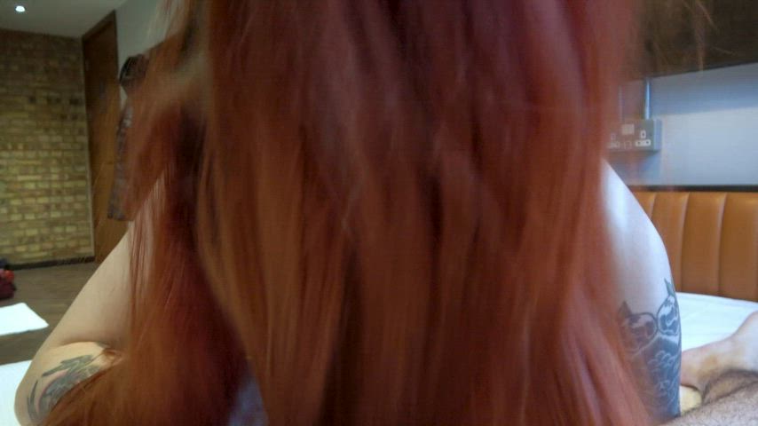 I am a redhead tornado on dicks! : video clip