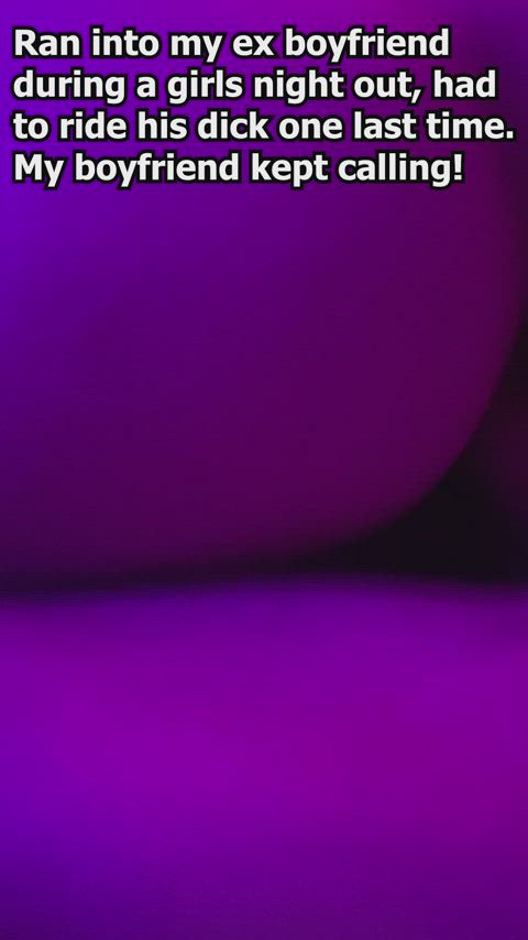 Gooning wishing my girl would ride her ex's big cock : video clip