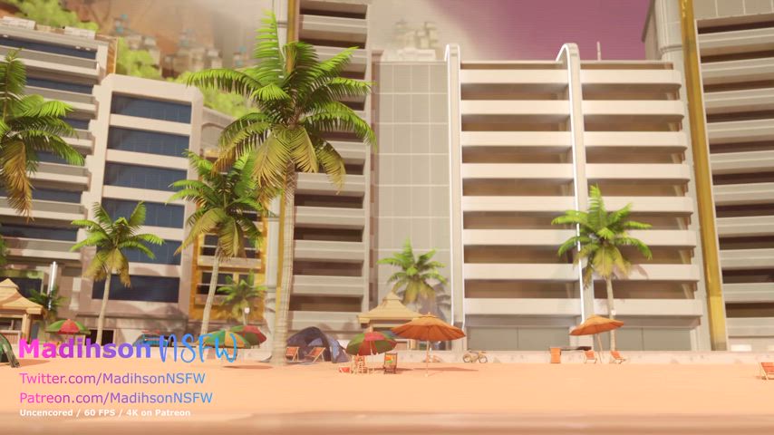 Kiriko's wet dream about Widowmaker (MadihsonNSFW) [Overwatch] : video clip