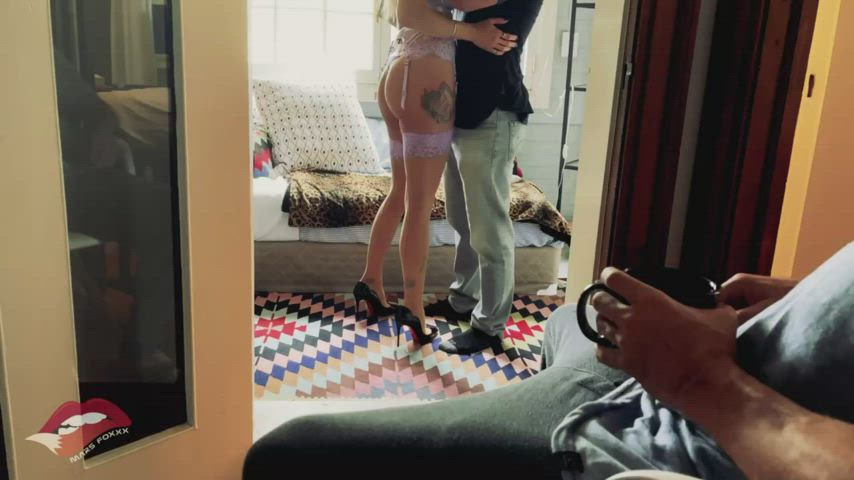 Hubby wanted to watch me get fucked and drench me afterwards. : video clip