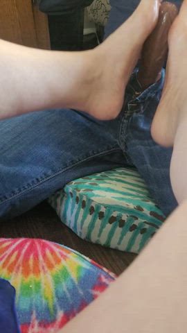 My first Big Black cock foot job was WONDERFUL 😋 : video clip