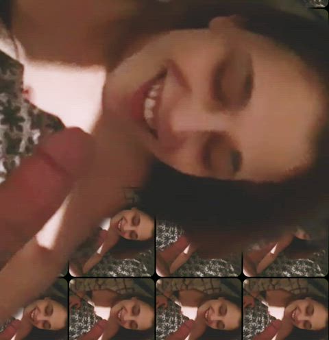 Amateur Big Dick Blowjob Brunette Hot wife : video clip