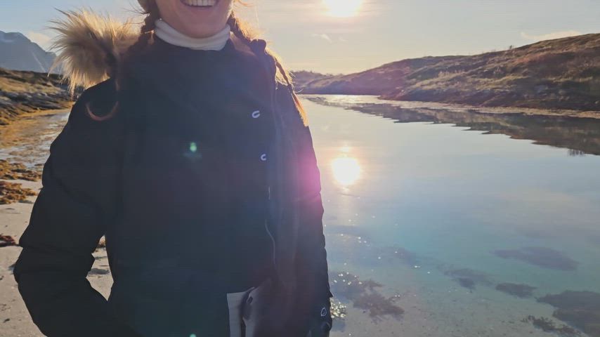 We did it on public beach again! : video clip