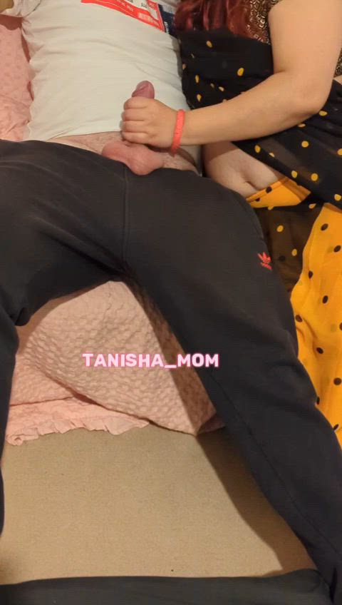 Indian housewife likes to play when she is home alone... A friendly cub is always welcome! : video clip