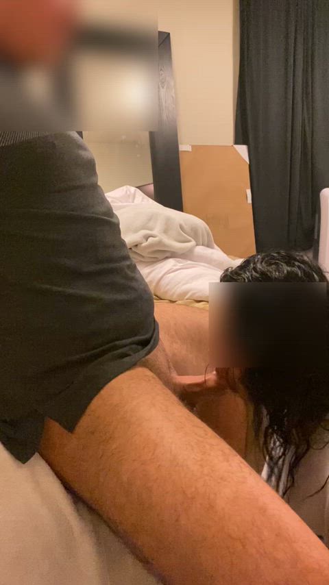 Sit back and cum in my mouth please :) : video clip