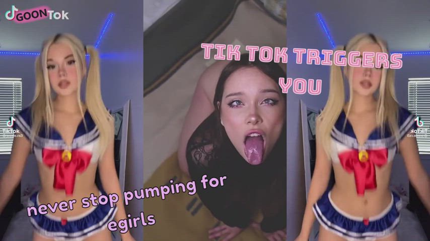 No thoughts, just gooning to e-thots : video clip