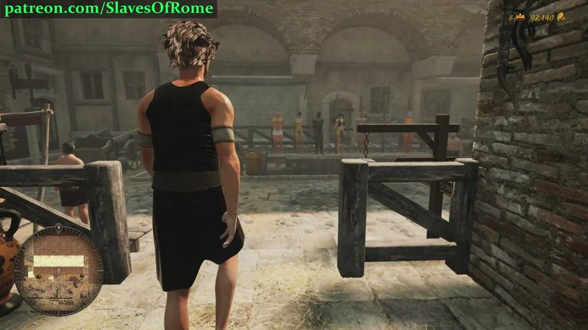 SLAVES OF ROME: Slave Market and Sex (in-game footage) : video clip
