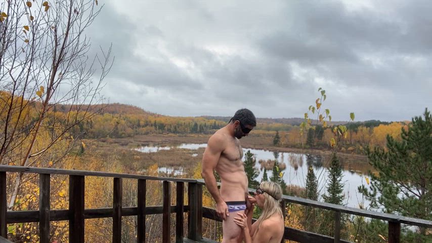 A quick suck before the storm rolled in 🌧️ : video clip