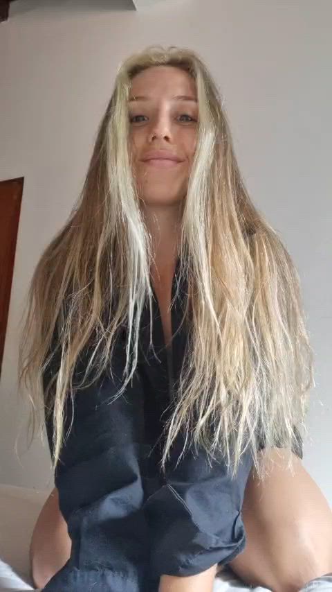 POV: this is how I'd wake you up, wanna lend me your hands to hold my tits :P : video clip