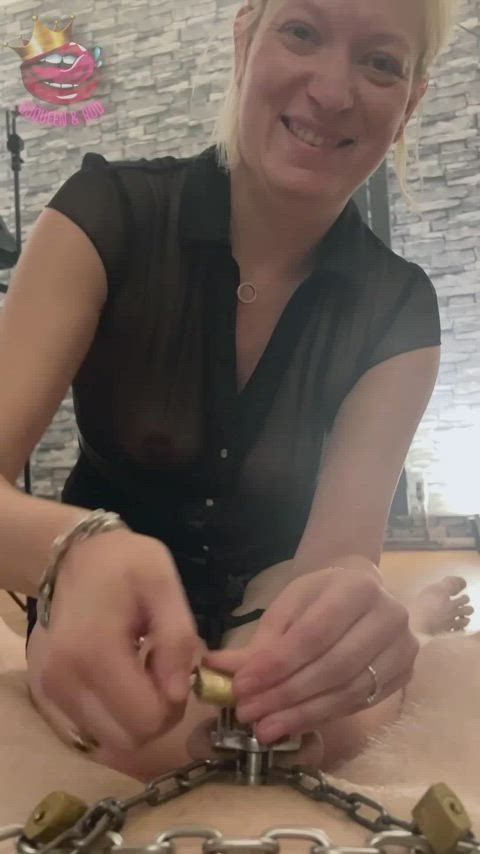 Unlocked, edged, ruined, denied with lidocaine numbing : video clip