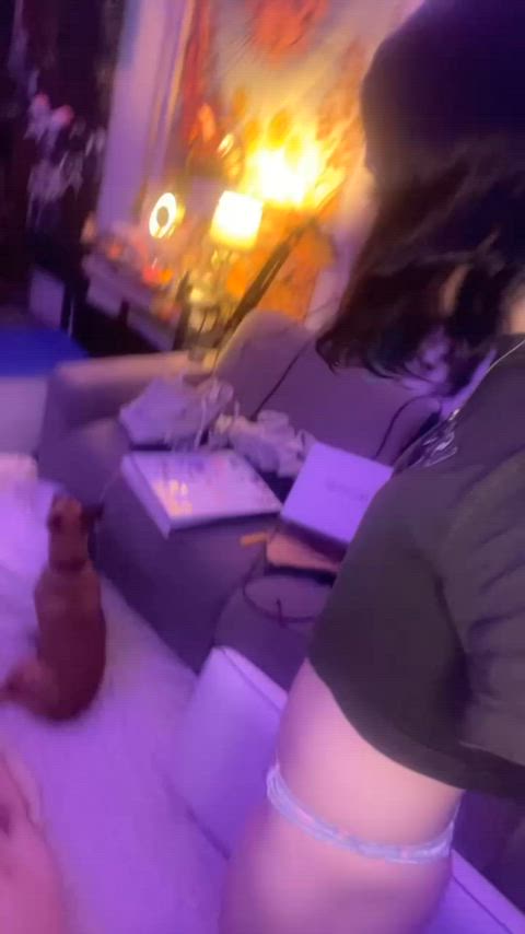 Gooner was triggered so I HAD to tie him up to "protect" him 😋 but I think i made him relapse... : video clip