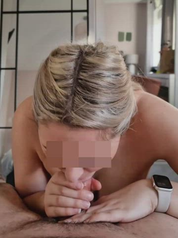 Switching to my tits to make him cum : video clip