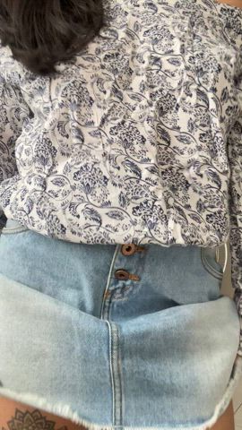 If you put your hand under my skirt, it will be warm, tight, and wet for you : video clip