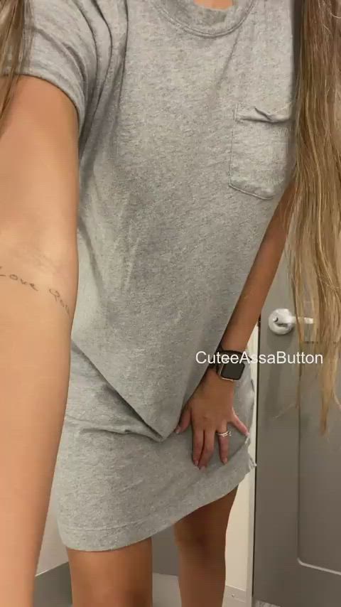 Let’s knock sex in a dressing room off of my bucket list:) : video clip