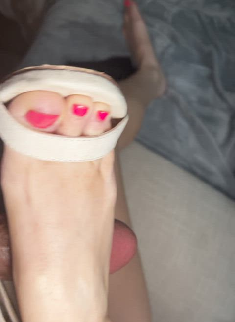 Love a submissive cock in my Heel : video clip