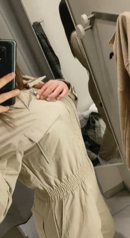 Is a changing cubicle good for gooning? : video clip