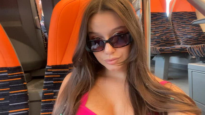 if you had to choose one to finish on…my face or tits : video clip