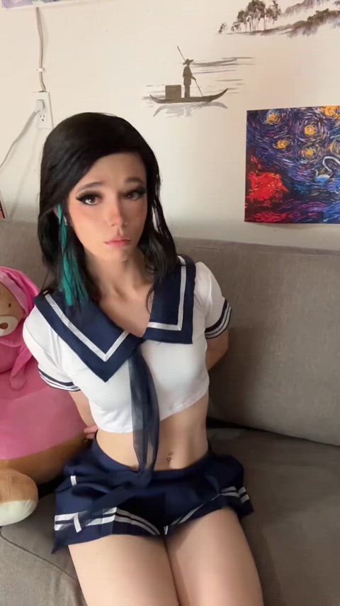 No gooner pussy? No problem!🤭😈 just make ur homie dress up ✨❤️ : video clip