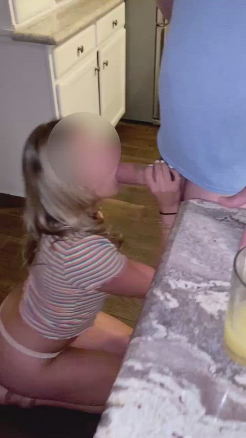 It felt like he was going to dislocate my jaw! : video clip