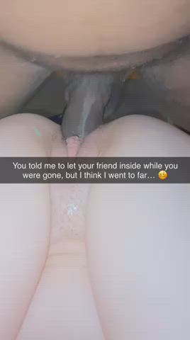 bbc friend owns my pussy! : video clip
