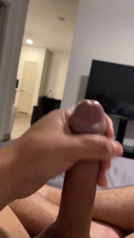 Edged for 2 hours. Hand and dick was covered in precum. The visual and sound stimulation is why I failed 😩 : video clip