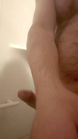 Cumming in camping showers.. was so turned on by getting caught… : video clip