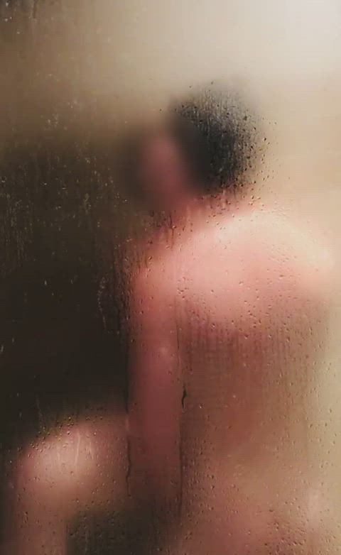 My boyfriend walked in and heard us in the shower. He just stood there and watched me being used. : video clip