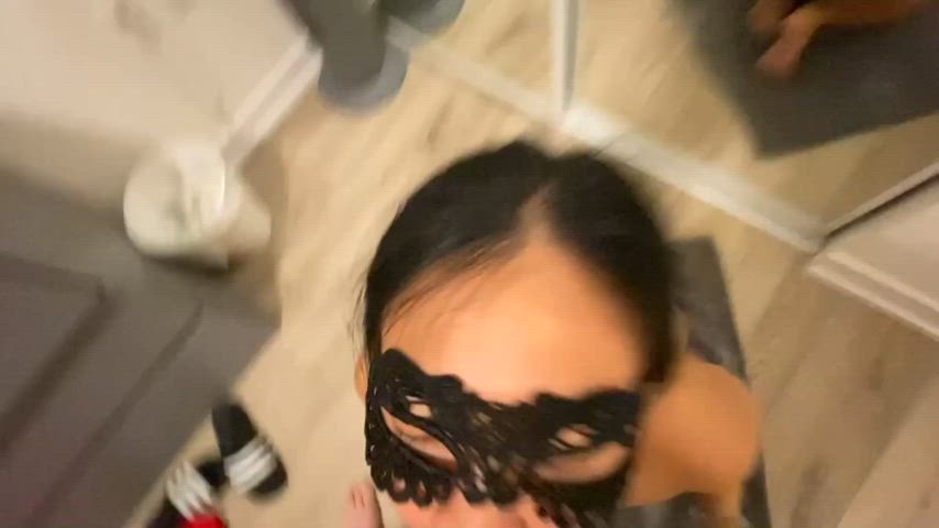 My mouth is always open for him to finish in : video clip