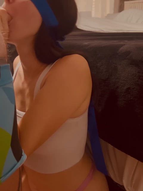 Watch me throat fuck your wife like a good little cucky😏 : video clip