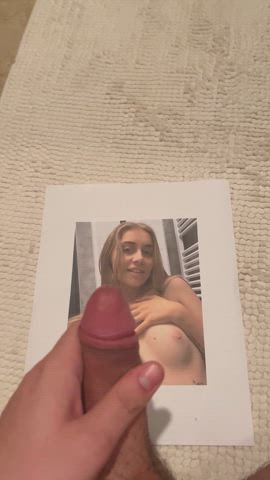 Requested by gooner to worship her tits gooned : video clip