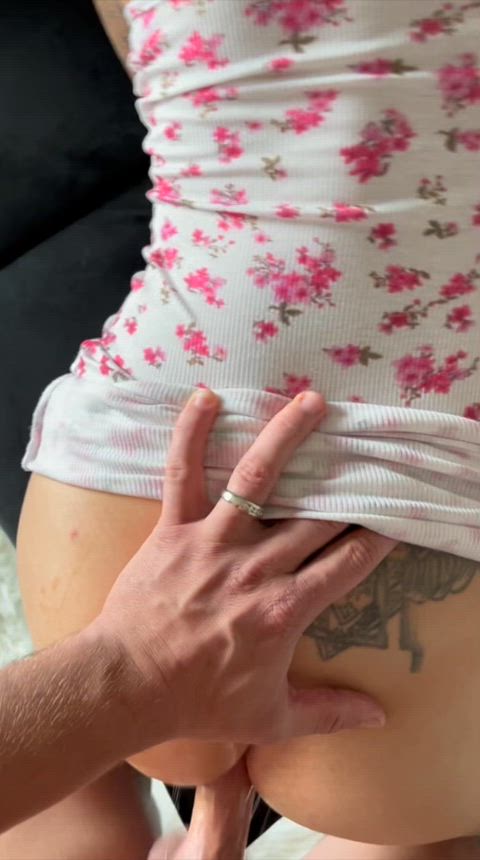 I didn't even know I could cum this hard from anal but he hit just the right spot and I had an orgasm that i've never felt before! : video clip