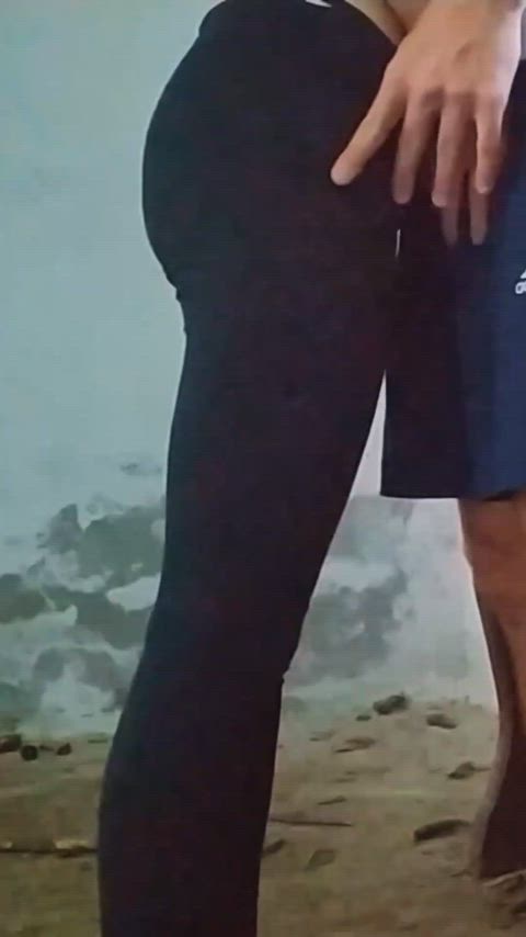 TEASING SO HARD IN THE DRESSING ROOM (ABANDONED) : video clip