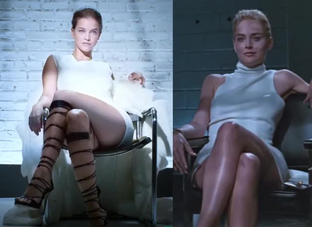 Barbara Palvin vs Sharon Stone : video clip