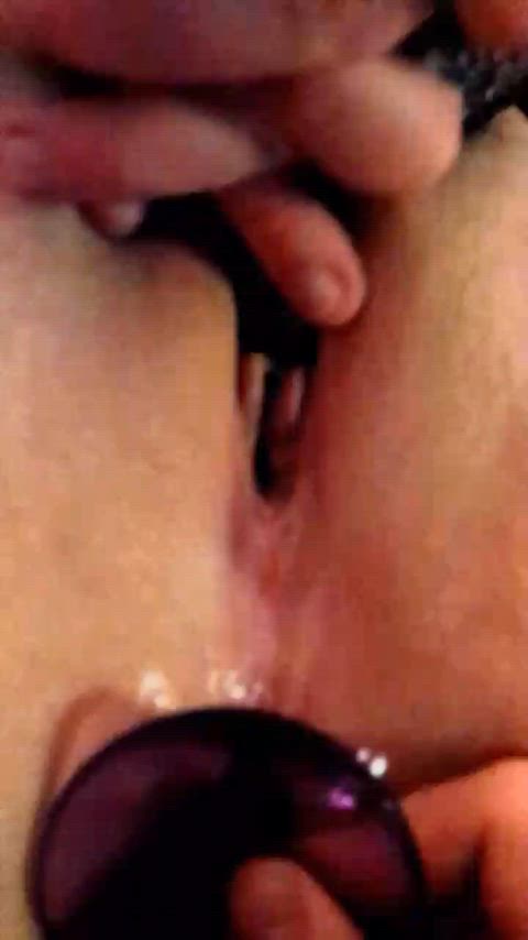 My hands are tied with a vibe on my clit having my ass teased with a plug. The best kind of fun 🤭😍😋 : video clip