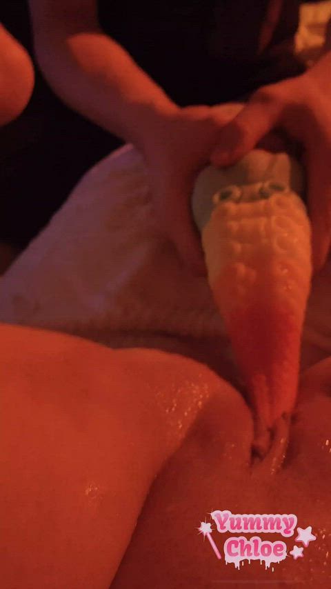 I am so pleased when such a monster is inside me!! Even too.. 🌸😳 : video clip