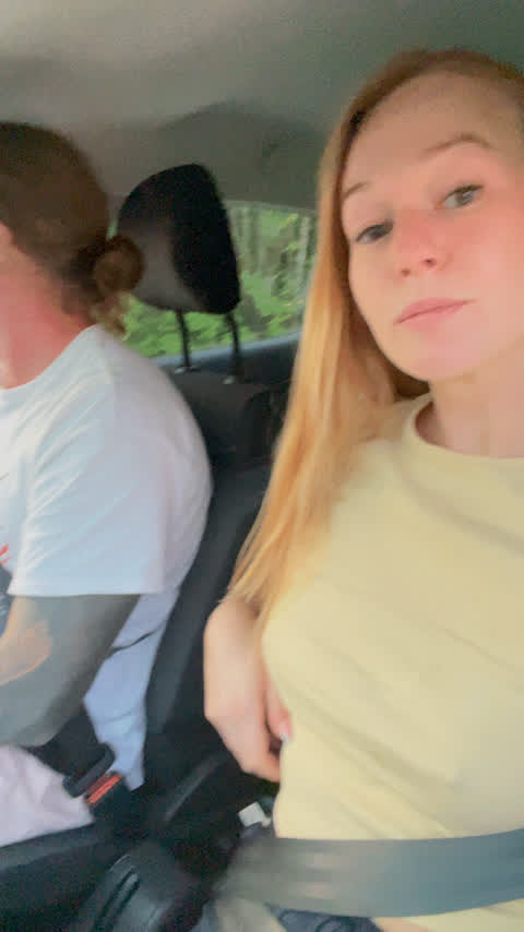 Ridesharing gonewild. Made the rest of the trip interesting and intense lol! he just kept quiet! : video clip