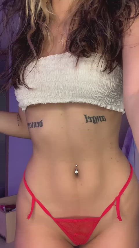 So happy about my new piercing. Love to show it off! : video clip