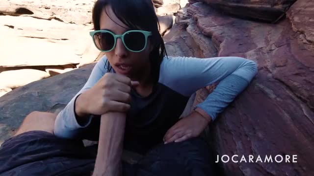 Our hikes usually involve a little break to catch our breaths! : video clip